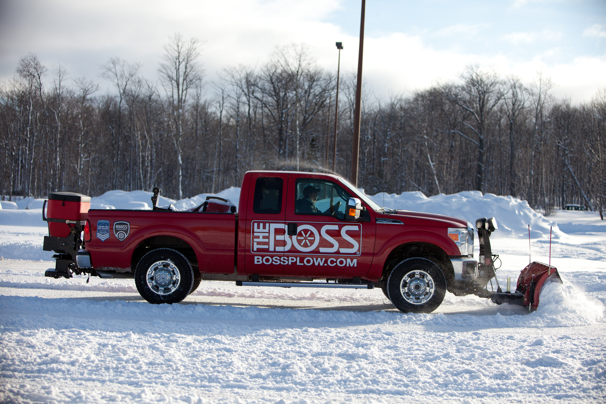 Boss Plow with Truck